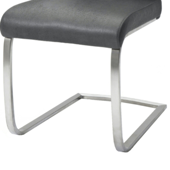Jedálenská stolička RILEY sivá 4