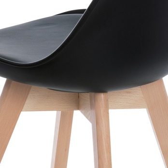 Jídelní židle  SABRINA černá/buk 4