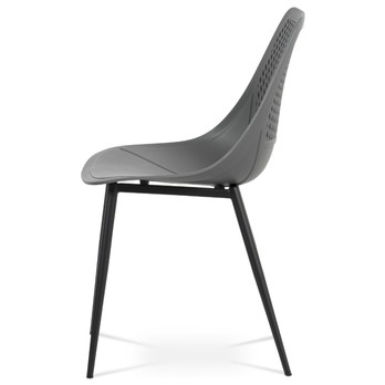 Jídelní židle SALLY šedá/černá 3