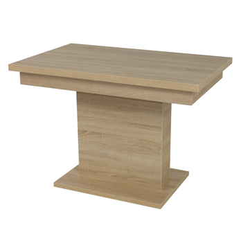 Jedálenský stôl SHIDA 2 dub sonoma, šírka 110 cm, rozkladací 1