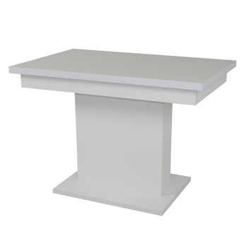 Jídelní stůl SHIDA 2 bílá, šířka 120 cm, rozkládací 1
