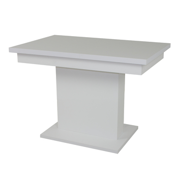 Jedálenský stôl SHIDA 2 biela, šírka 130 cm, rozkladací 1