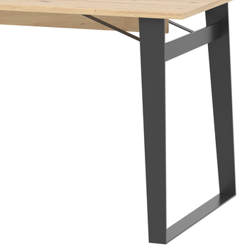 Jedálenský stôl SOFT LT16 dub artisan/čierna 5