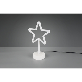 Stolní LED lampa STAR bílá 4