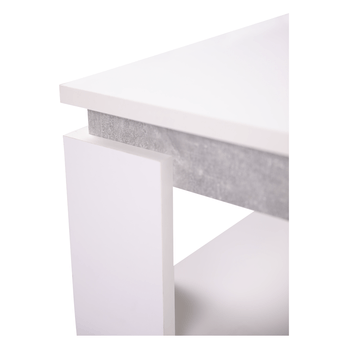 Konferenční stolek TIM II bílá/beton 2