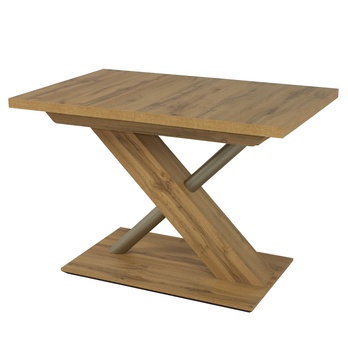 Jedálenský stôl UTENDI 1 dub, šírka 130 cm, rozkladací 1