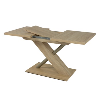 Jedálenský stôl UTENDI 1 dub sonoma, šírka 110 cm, rozkladací 3
