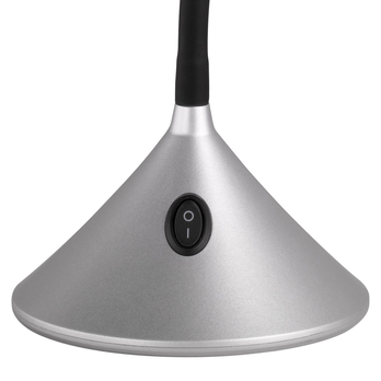 Stolní LED lampa VIPER stříbrná 3