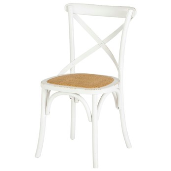 Jedálenská stolička XABI biela 1