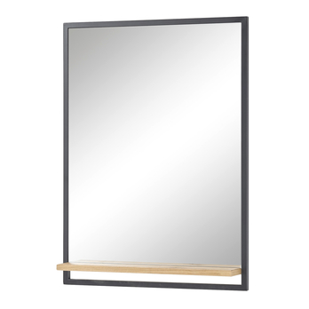 Zrcadlo YORKE dub/černá, šířka 69 cm 1