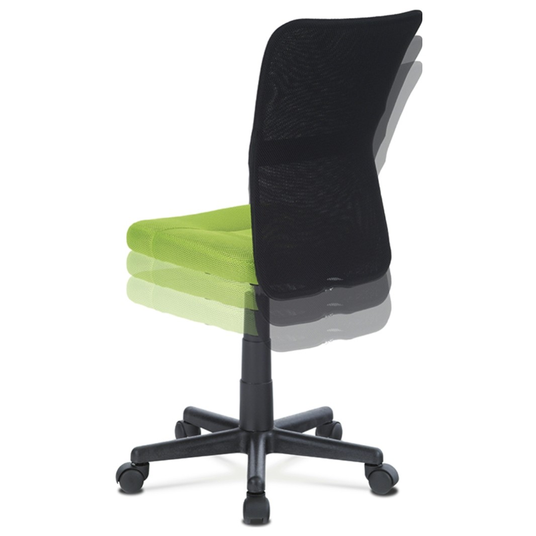 Sconto Detská stolička BAMBI zelená/čierna.