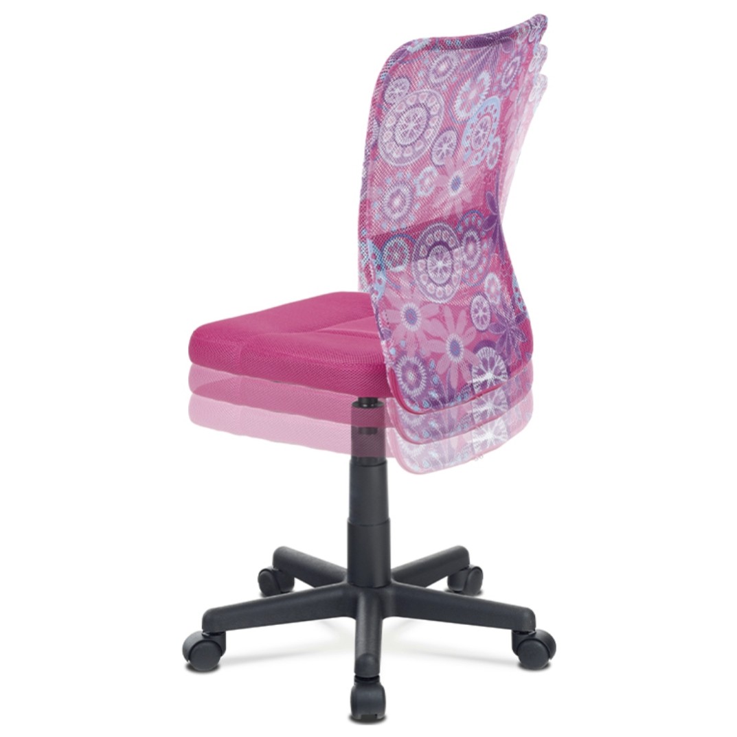 Sconto Detská stolička BAMBI ružová s motívom.