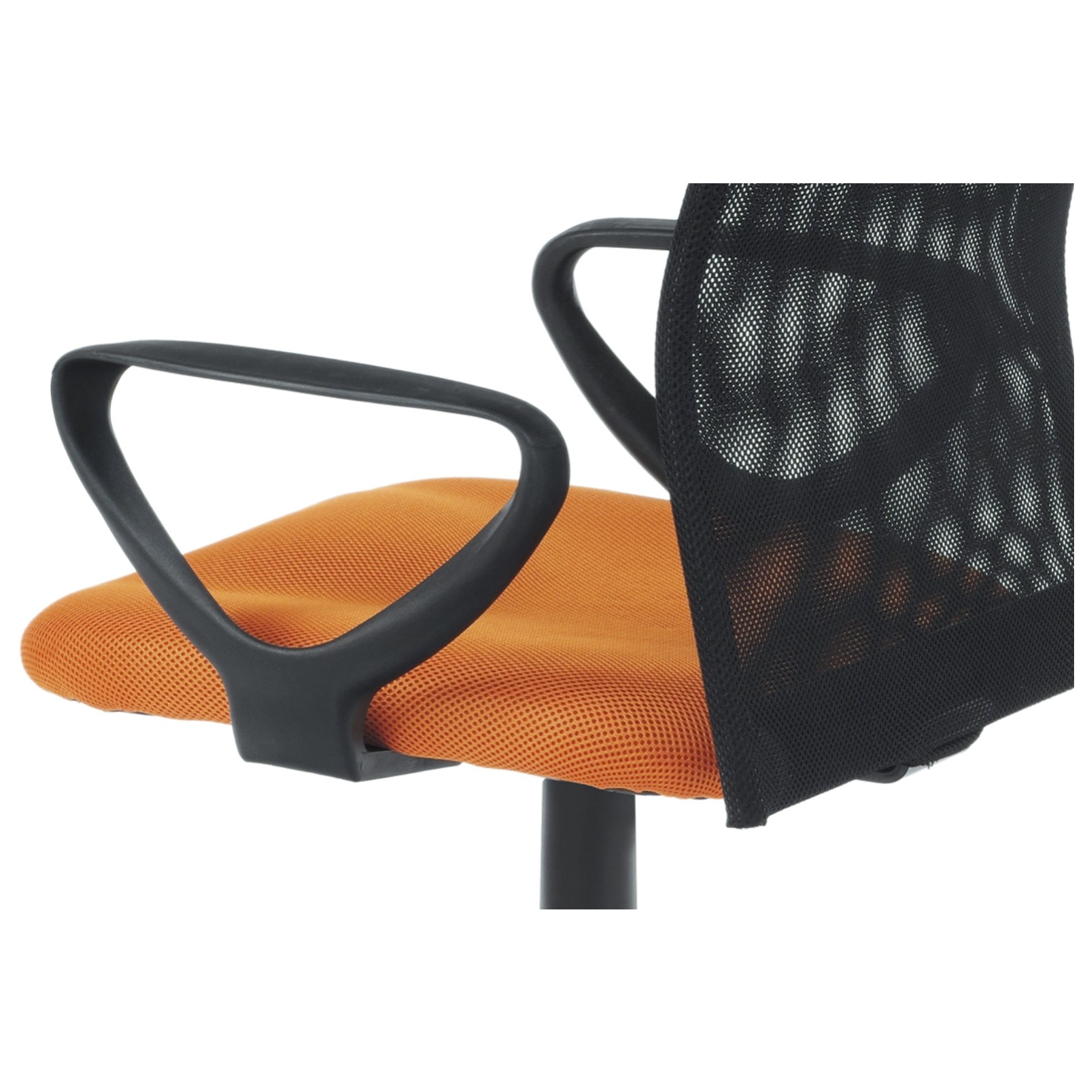 Sconto Kancelárska stolička FRESH oranžová/čierna.