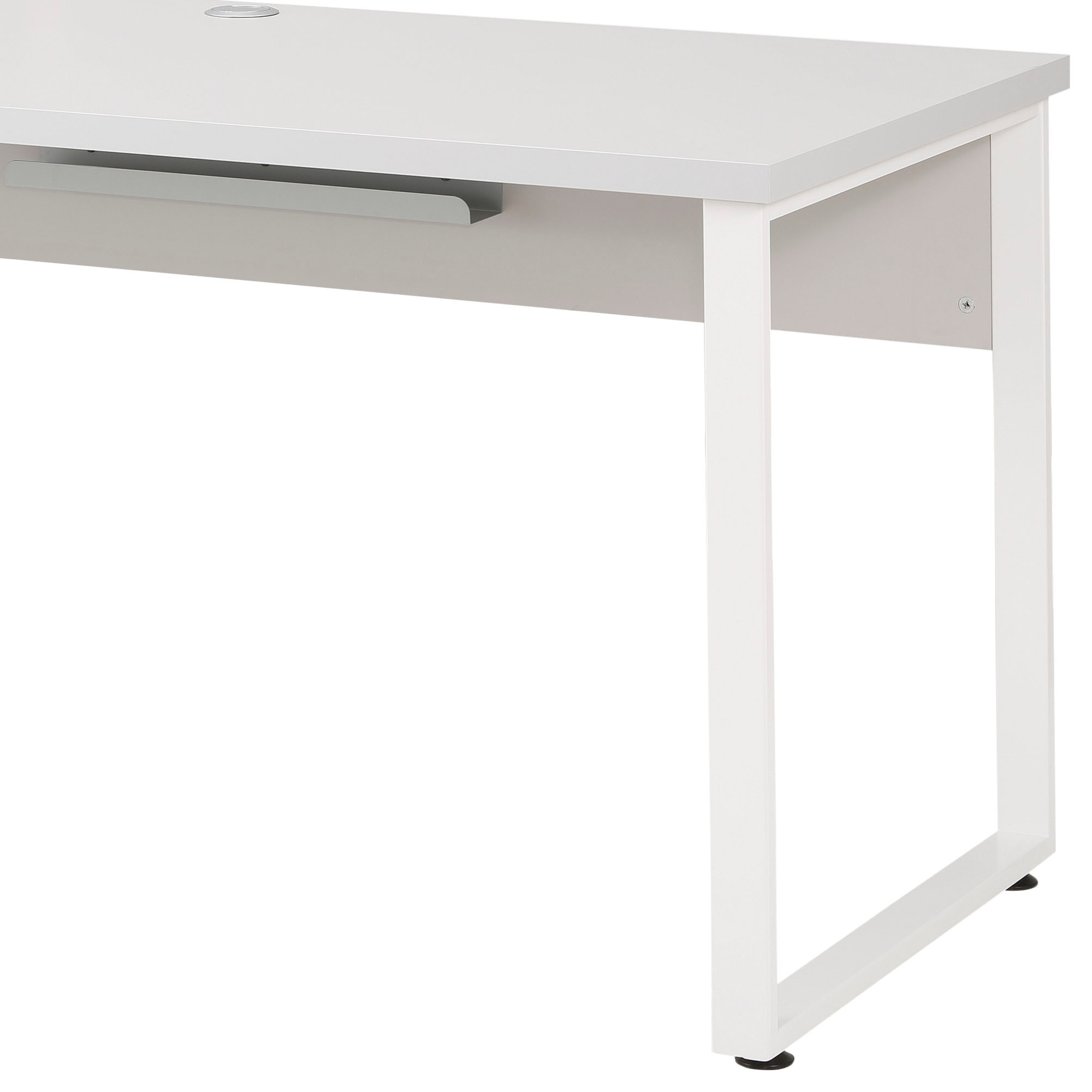 Sconto Písací stôl MUDDY sivá/biela.