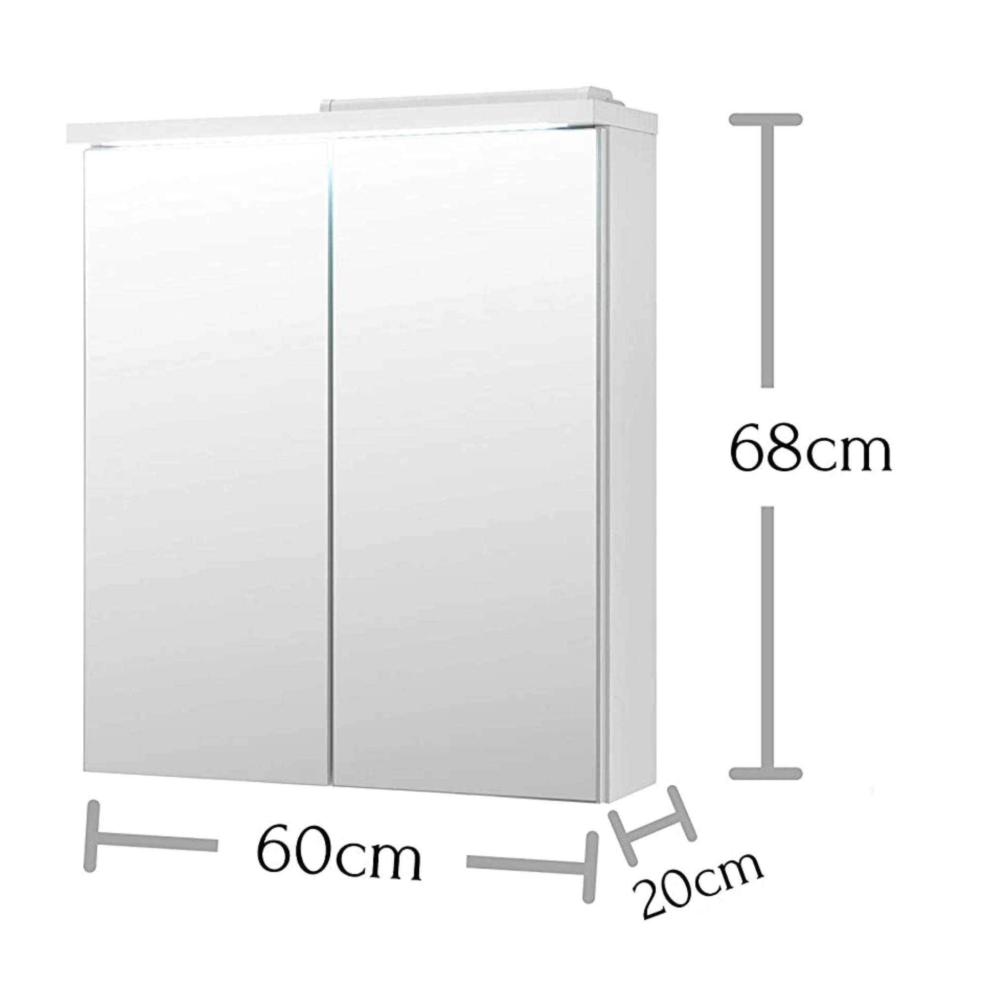 Sconto Zrkadlová skrinka POOL šírka 60 cm.