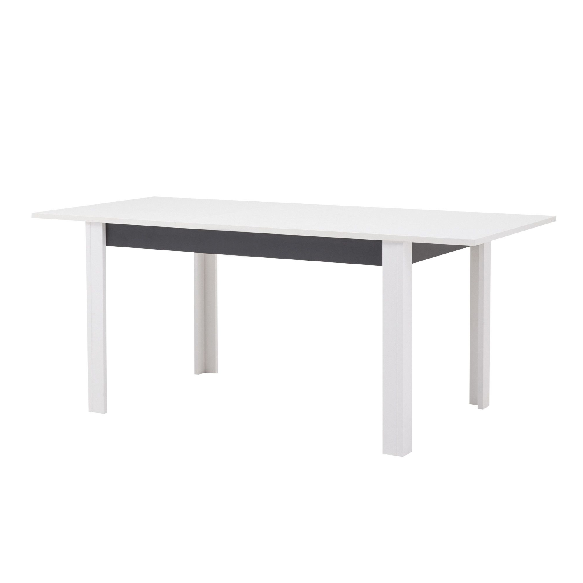 Sconto Jedálenský stôl WHITNEY GREY GR11 biela/sivá.